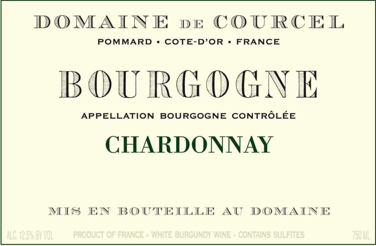 Domaine de Courcel Bourgogne Chardonnay 2013 Front Label
