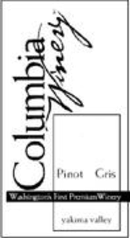 Columbia Winery Pinot Gris 1998 Front Label