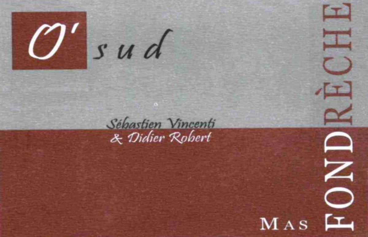 Domaine de Fondreche Ventoux O' Sud 2006 Front Label