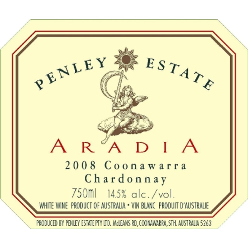 Penley Aradia Chardonnay 2008 Front Label