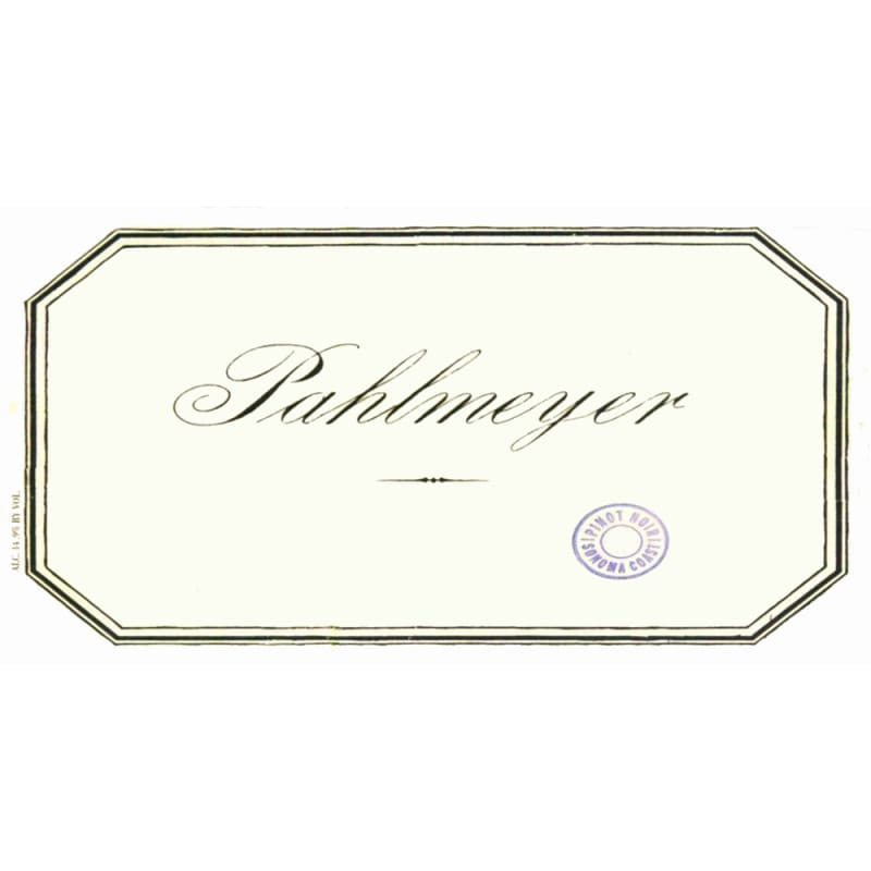 Pahlmeyer Sonoma Coast Pinot Noir 2007 Front Label