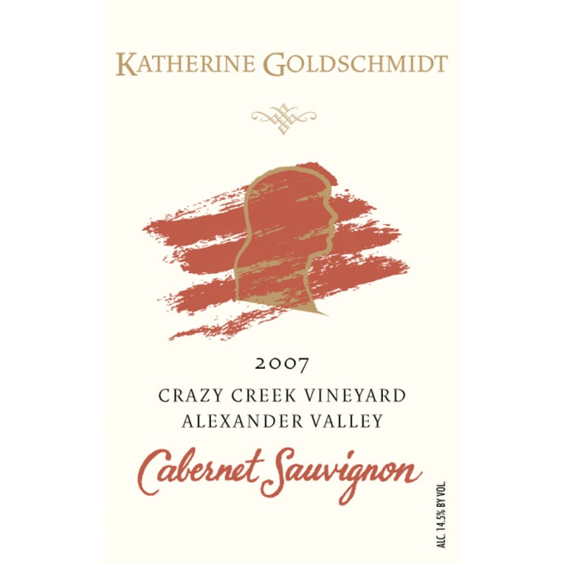 Goldschmidt Vineyard Crazy Creek Cabernet Sauvignon 2007 Front Label