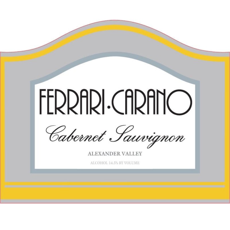 Ferrari-Carano Cabernet Sauvignon 2007 Front Label