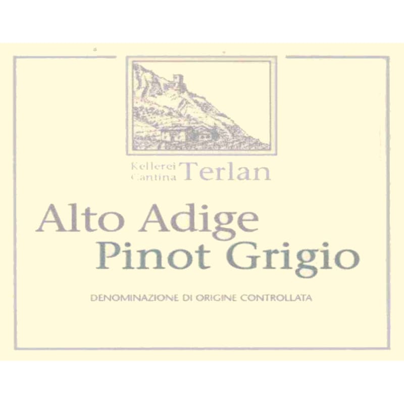 Terlan Pinot Grigio 2008 Front Label