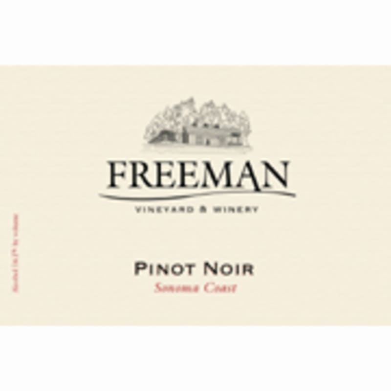 Freeman Sonoma Coast Pinot Noir 2007 Front Label
