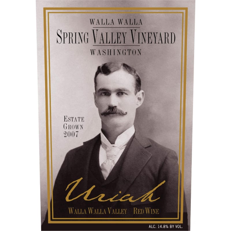Spring Valley Uriah 2007 Front Label