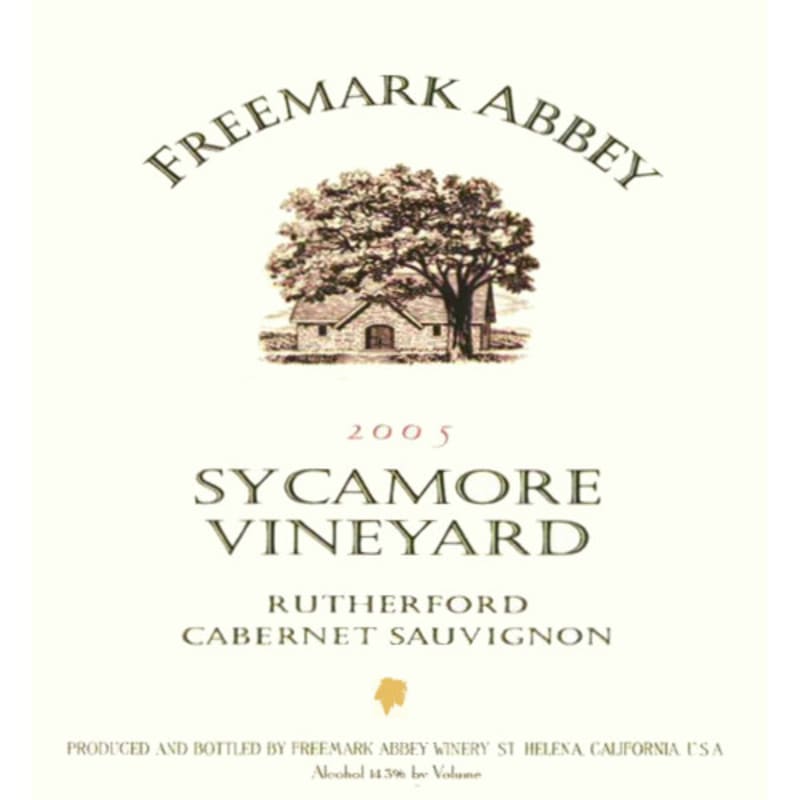 Freemark Abbey Sycamore Cabernet Sauvignon 2005 Front Label