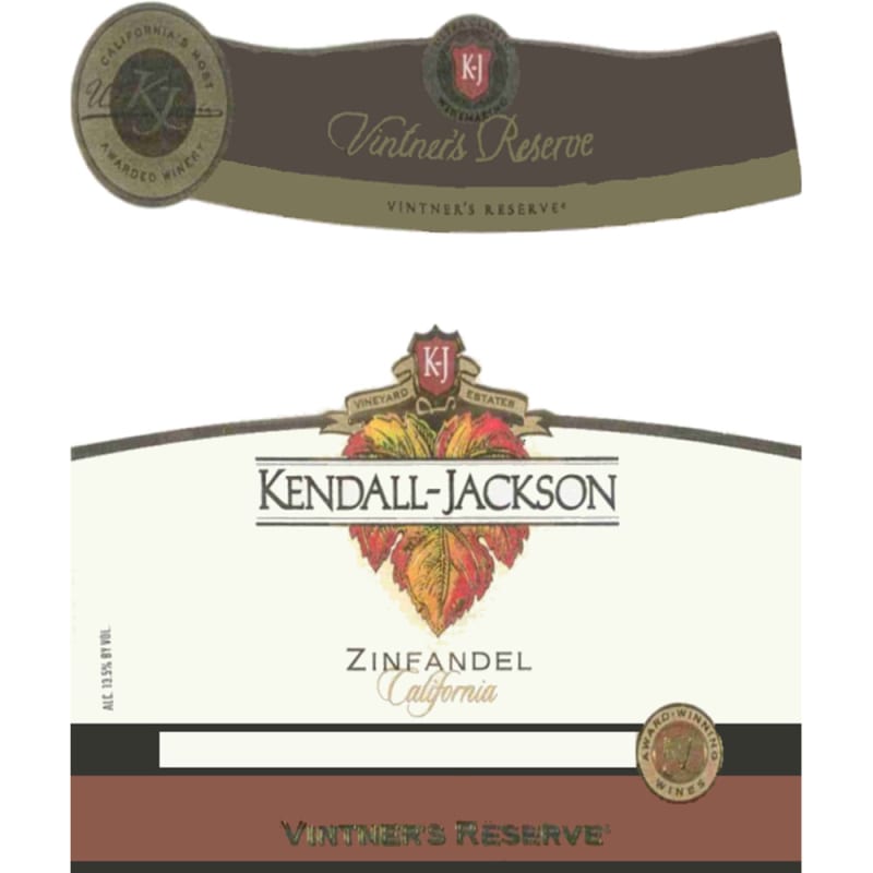 Kendall-Jackson Vintner's Reserve Zinfandel 2006 Front Label