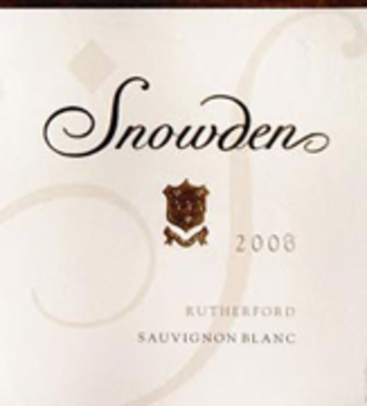 Snowden Sauvignon Blanc 2008 Front Label