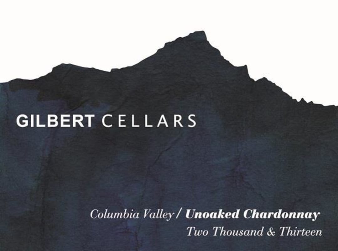 Gilbert Cellars Unoaked Chardonnay 2013 Front Label