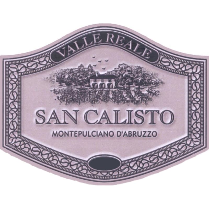 Valle Reale San Calisto Montepulciano d'Abruzzo 2005 Front Label