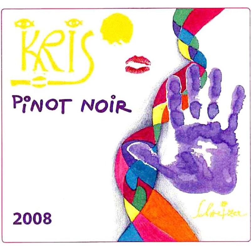 Kris Pinot Noir 2008 Front Label