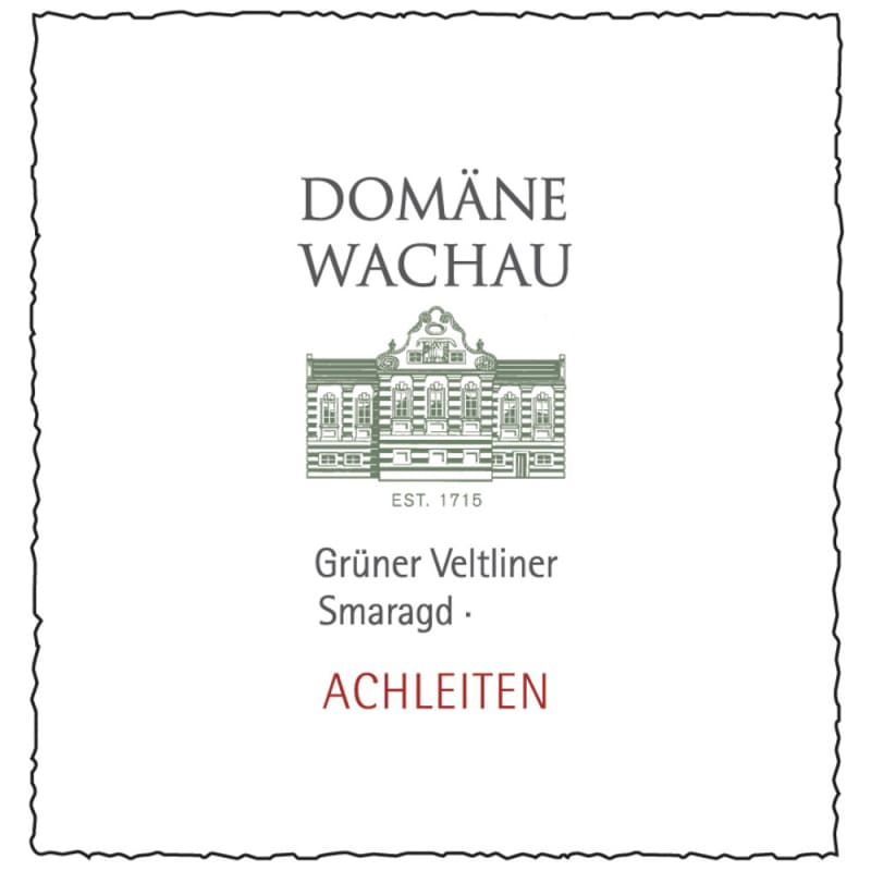 Domane Wachau Achleiten Smaragd Gruner Veltliner 2008 Front Label