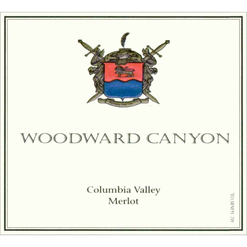 Woodward Canyon Columbia Valley Merlot 2007 Front Label