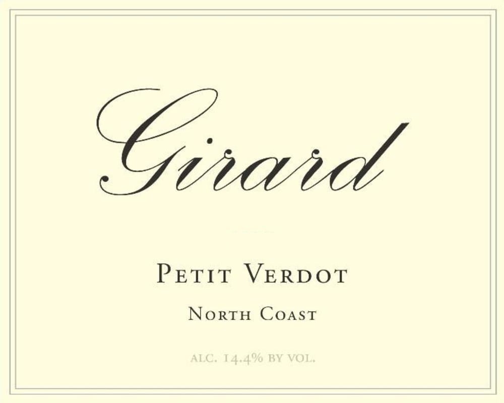 Girard Petit Verdot 2013 Front Label