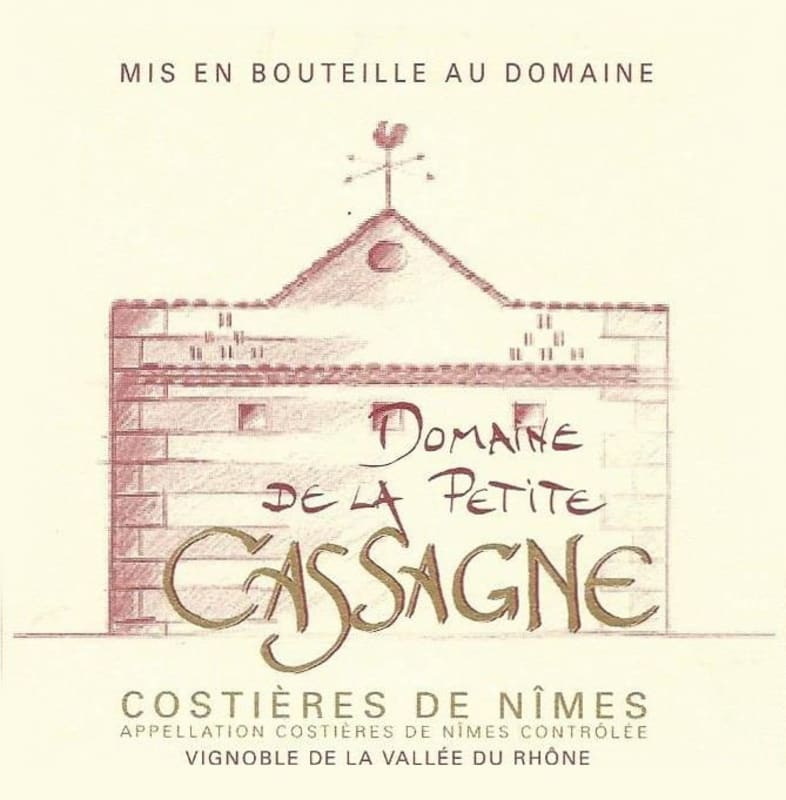 Domaine de la Petite Cassagne Costieres de Nimes 2015 Front Label
