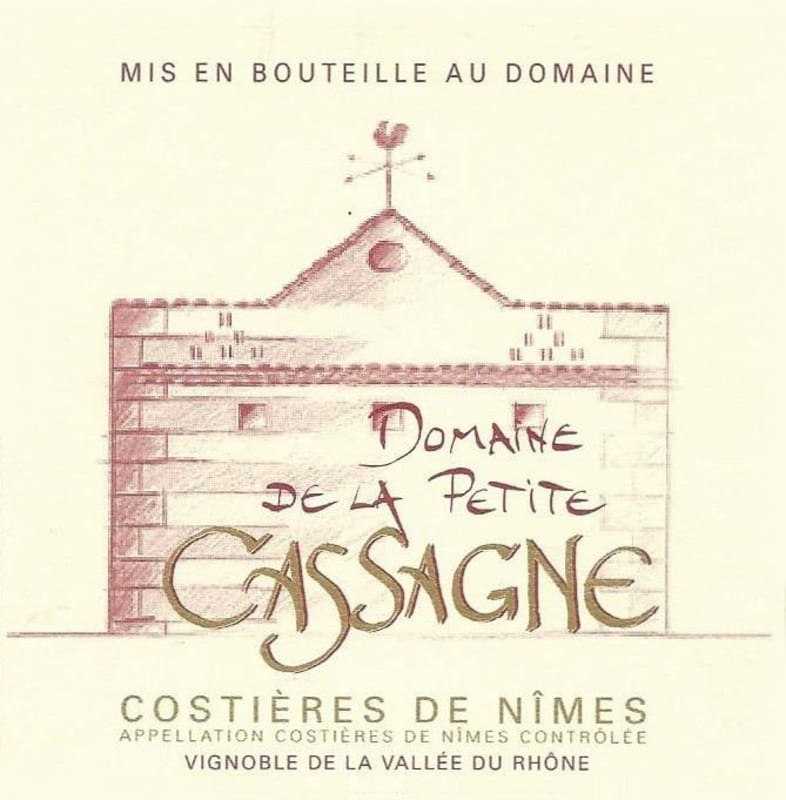 Domaine de la Petite Cassagne Costieres de Nimes Rose 2015 Front Label