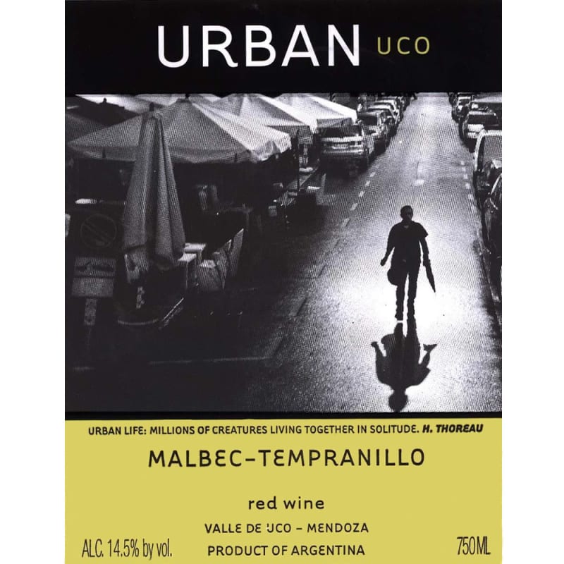 Bodegas Y Vinedos O. Fournier Urban Uco Malbec-Tempranillo Red Blend 2008 Front Label