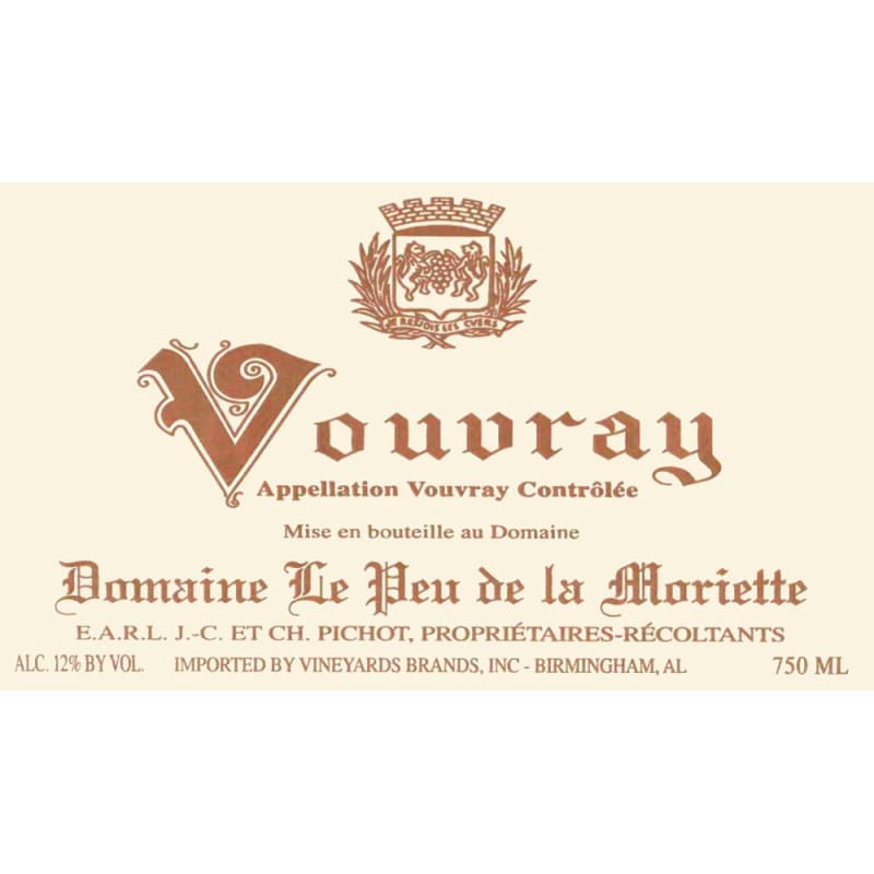 Domaine Pichot Vouvray 2009 Front Label
