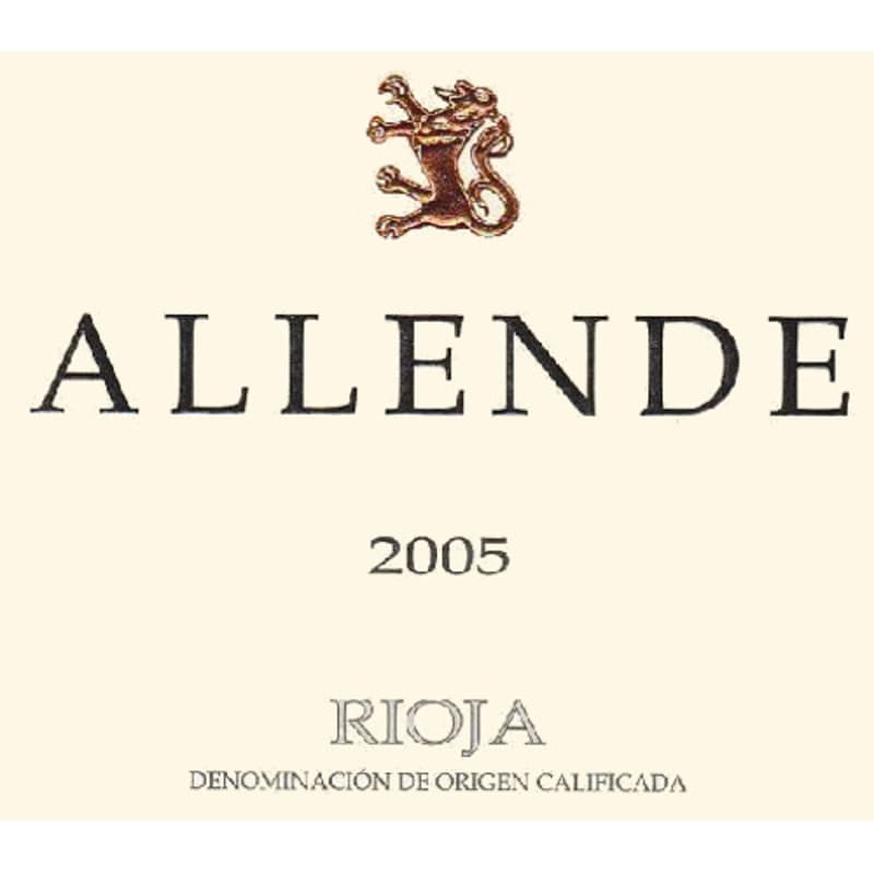 Finca Allende 2005 Front Label