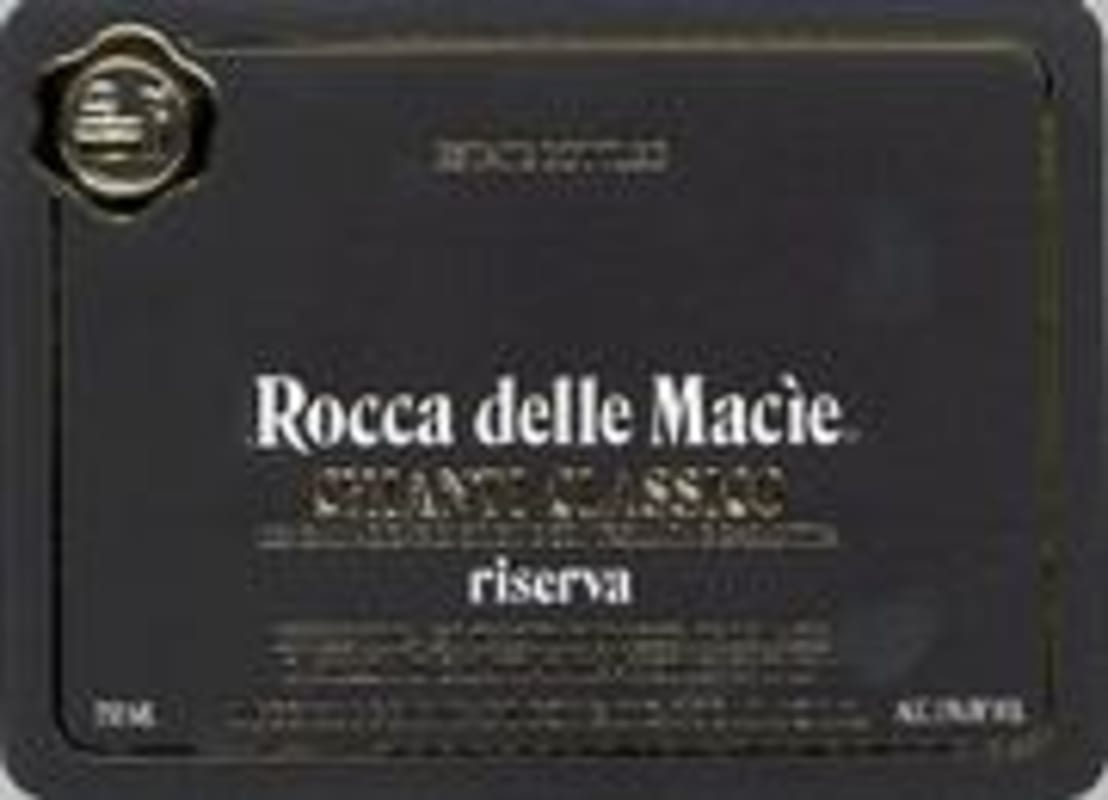 Rocca delle Macie Chianti Classico Riserva 1996 Front Label