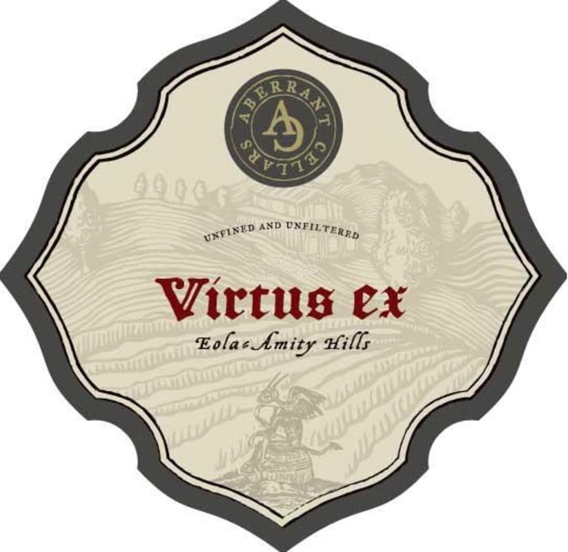 Aberrant Cellars Virtus ex Pinot Noir 2013 Front Label