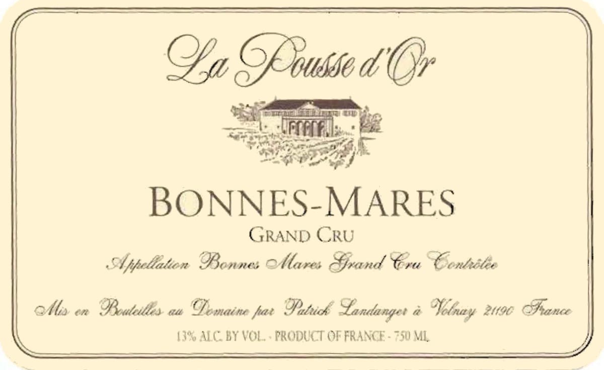 Domaine de la Pousse d'Or Bonnes-Mares Grand Cru 2013 Front Label