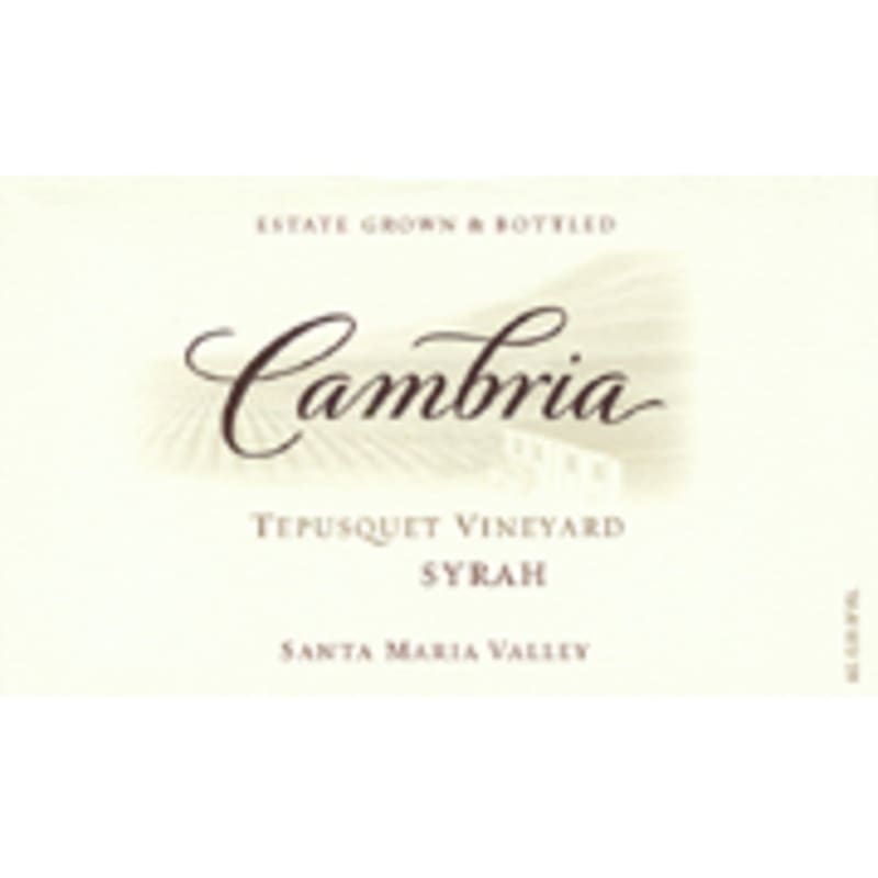 Cambria Tepusquet Vineyard Syrah 2006 Front Label