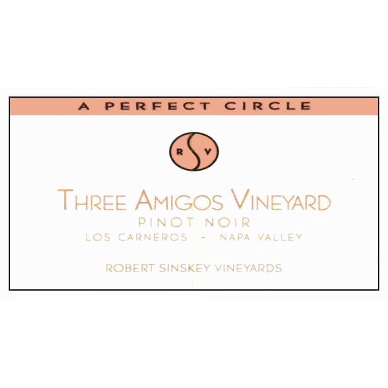 Robert Sinskey Three Amigos Pinot Noir 2007 Front Label