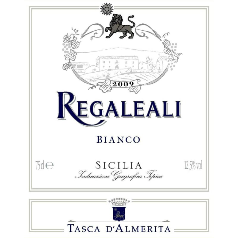 Regaleali Bianco 2009 Front Label