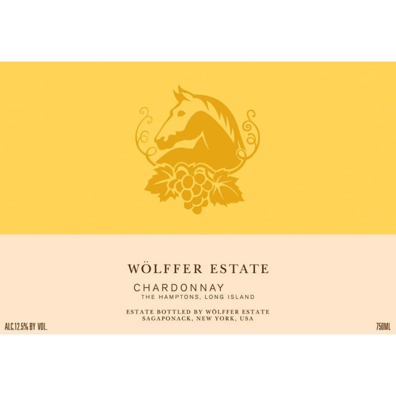 Wolffer Estate Chardonnay 2007 Front Label