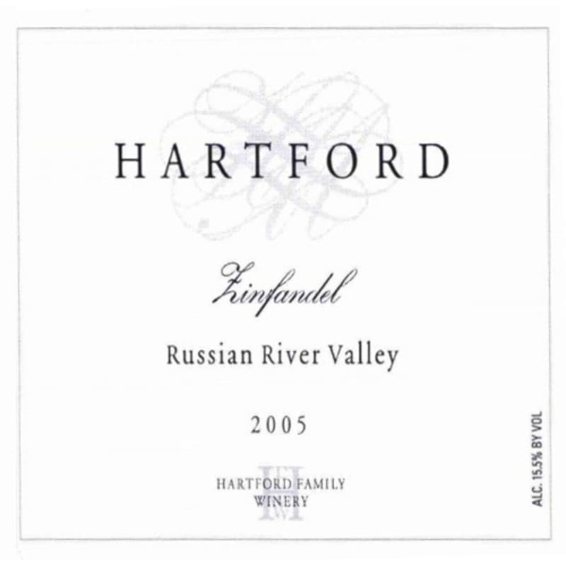 Hartford Russian River Zinfandel 2005 Front Label