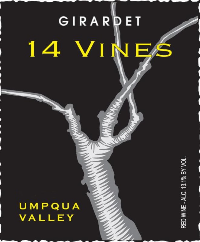 Girardet 14 Vines Red 2011 Front Label