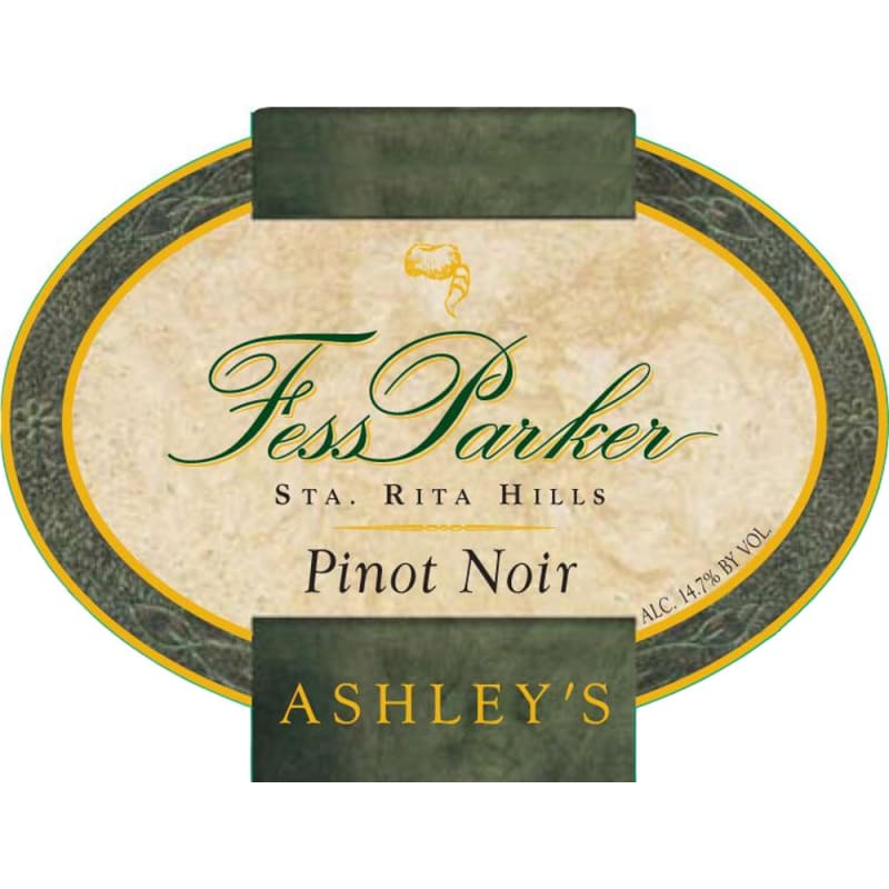 Fess Parker Ashley's Vineyard Pinot Noir 2007 Front Label