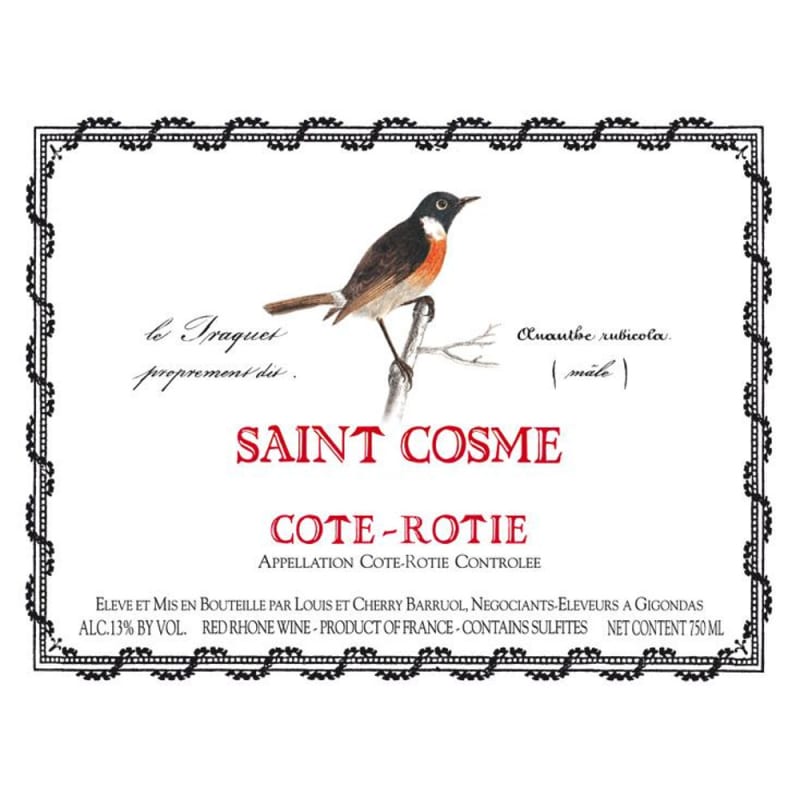 Chateau de Saint Cosme Cote-Rotie 2008 Front Label