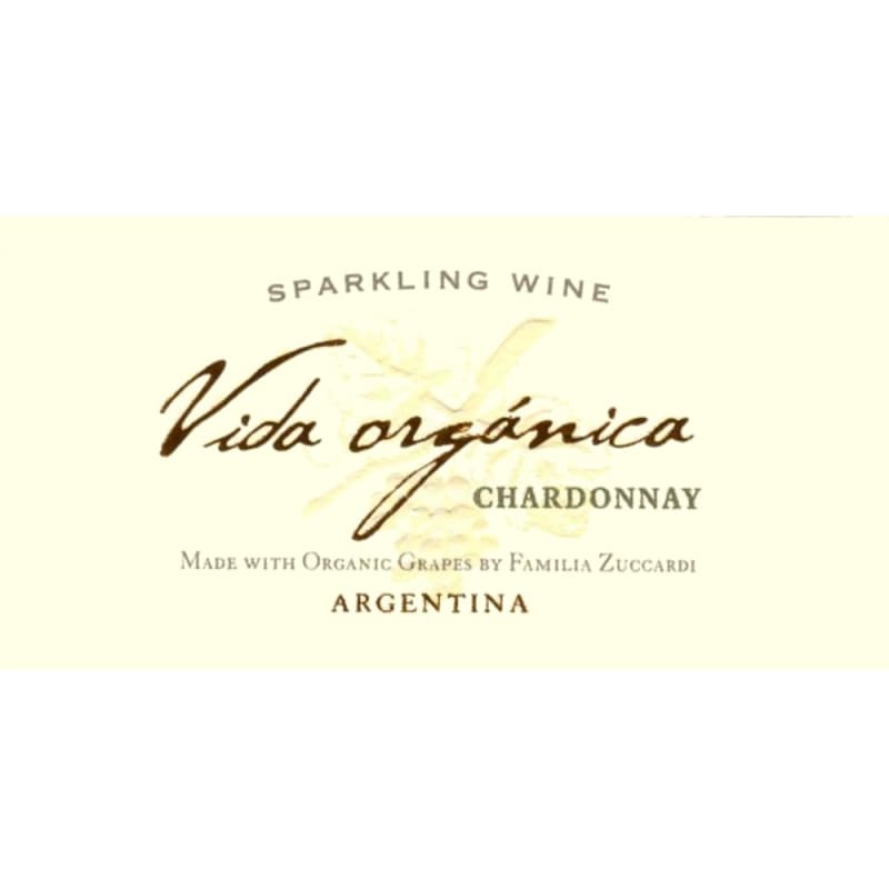 Vida Organica Sparkling Chardonnay 2008 Front Label