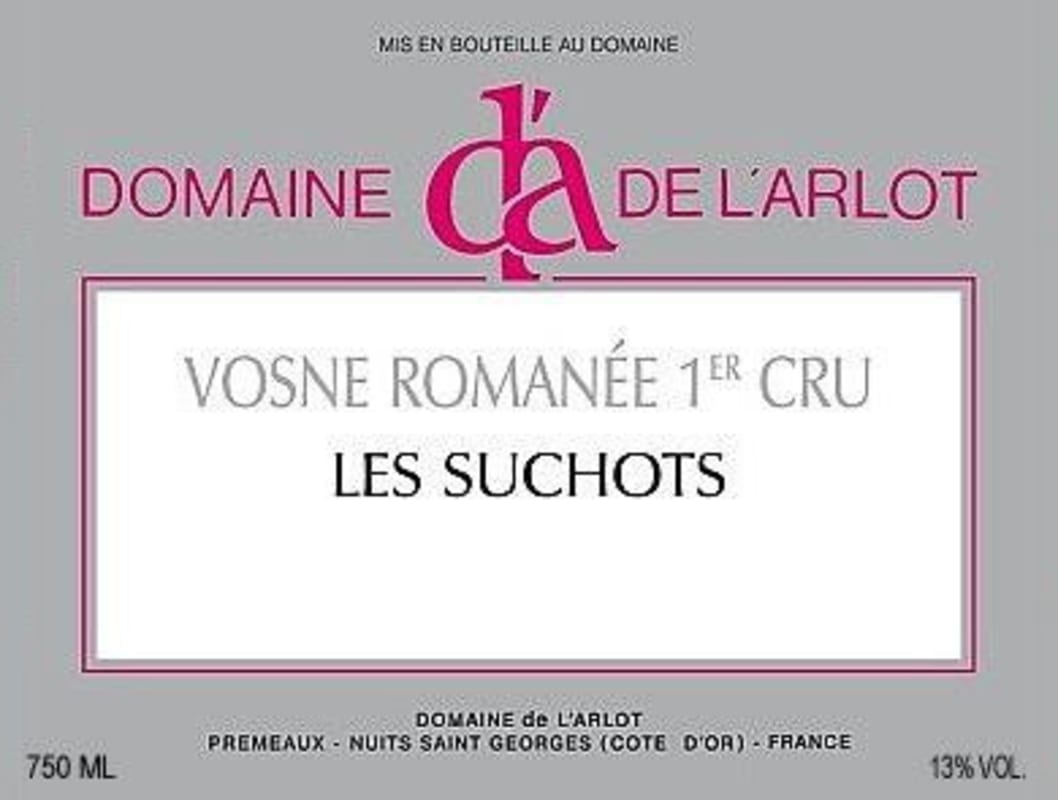 Domaine de l'Arlot Vosne Romanee Les Suchots Premier Cru 2011 Front Label