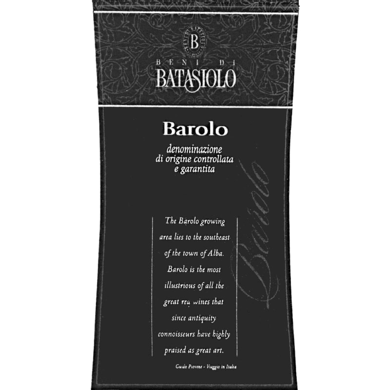 Beni di Batasiolo Barolo 2006 Front Label