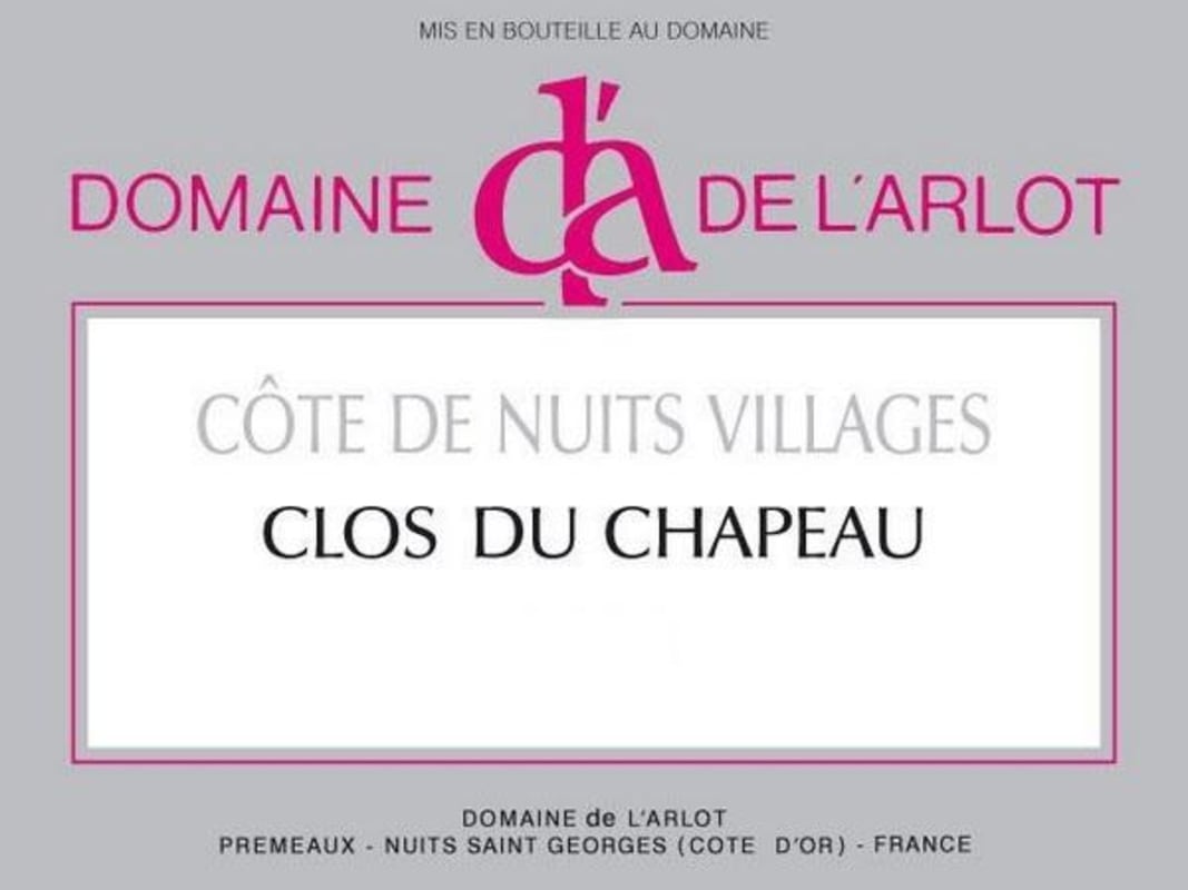 Domaine de l'Arlot Cote de Nuits Clos du Chapeau Villages 2014 Front Label