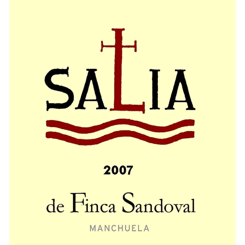 Finca Sandoval Salia Manchuela 2007 Front Label