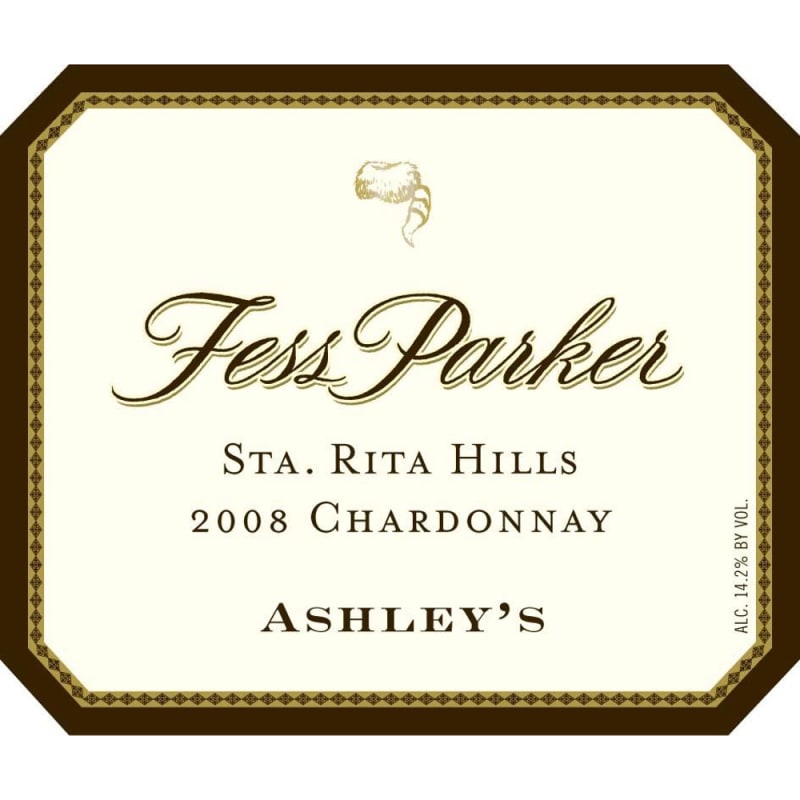 Fess Parker Ashley's Chardonnay 2008 Front Label