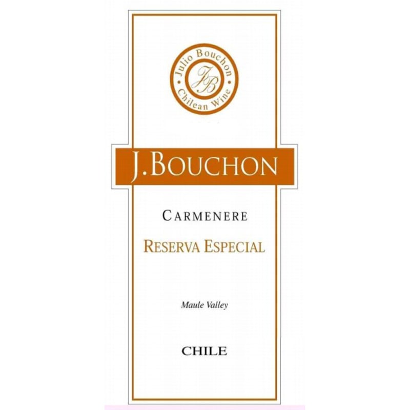 J. Bouchon Carmenere 2005 Front Label