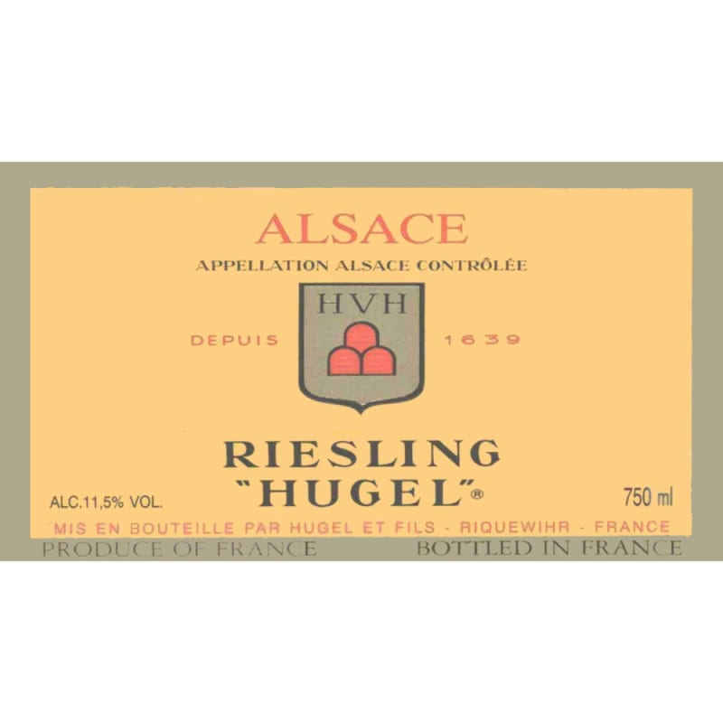 Hugel Classic Riesling 2008 Front Label