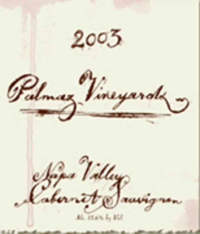 Palmaz Estate Cabernet Sauvignon 2003 Front Label