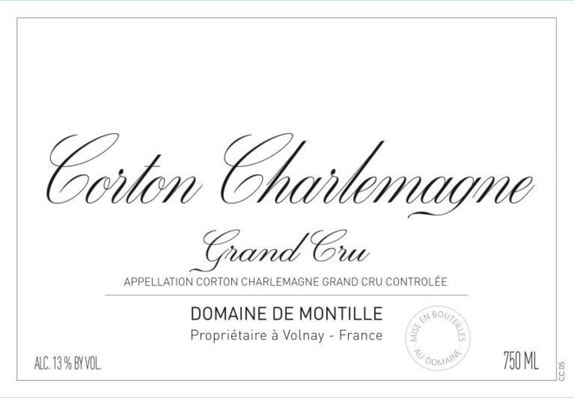 Domaine de Montille Corton-Charlemagne Grand Cru 2006 Front Label