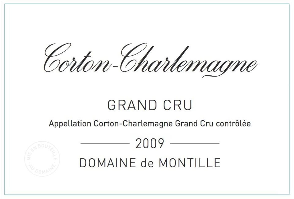 Domaine de Montille Corton-Charlemagne Grand Cru 2009 Front Label