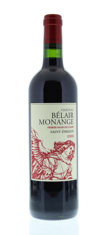 Chateau Belair-Monange 2008 Front Bottle Shot