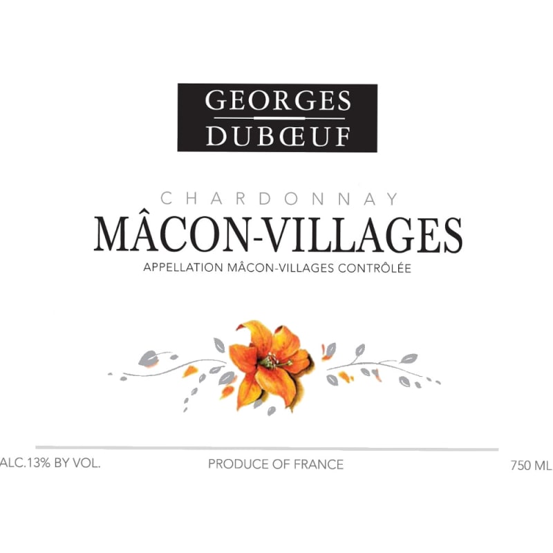 Duboeuf Macon-Villages 2008 Front Label
