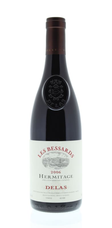 Delas Hermitage Les Bessards 2006 Front Bottle Shot