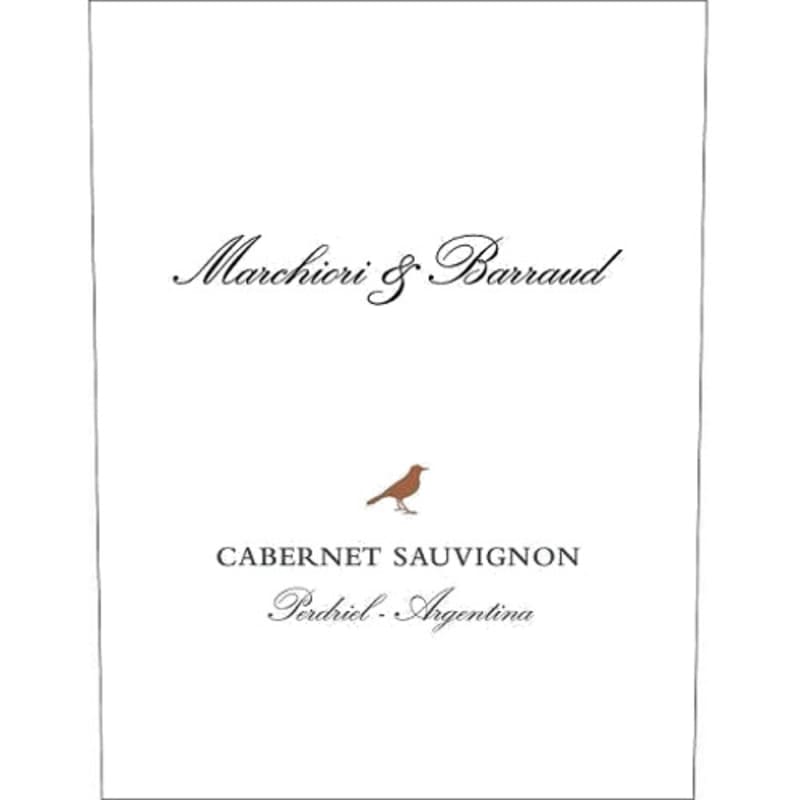 Marchiori & Barraud Cabernet Sauvignon 2008 Front Label